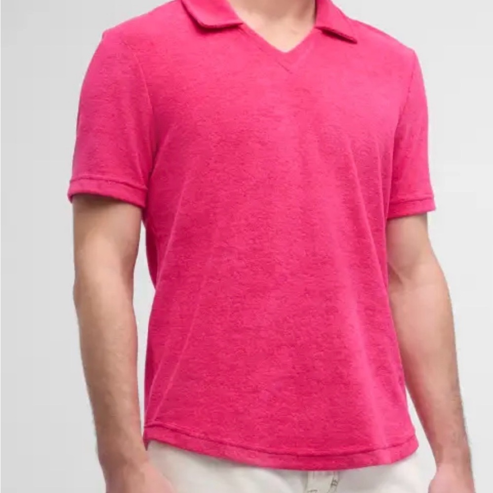 Monfrere Men's Terry Toweling Polo Shirt